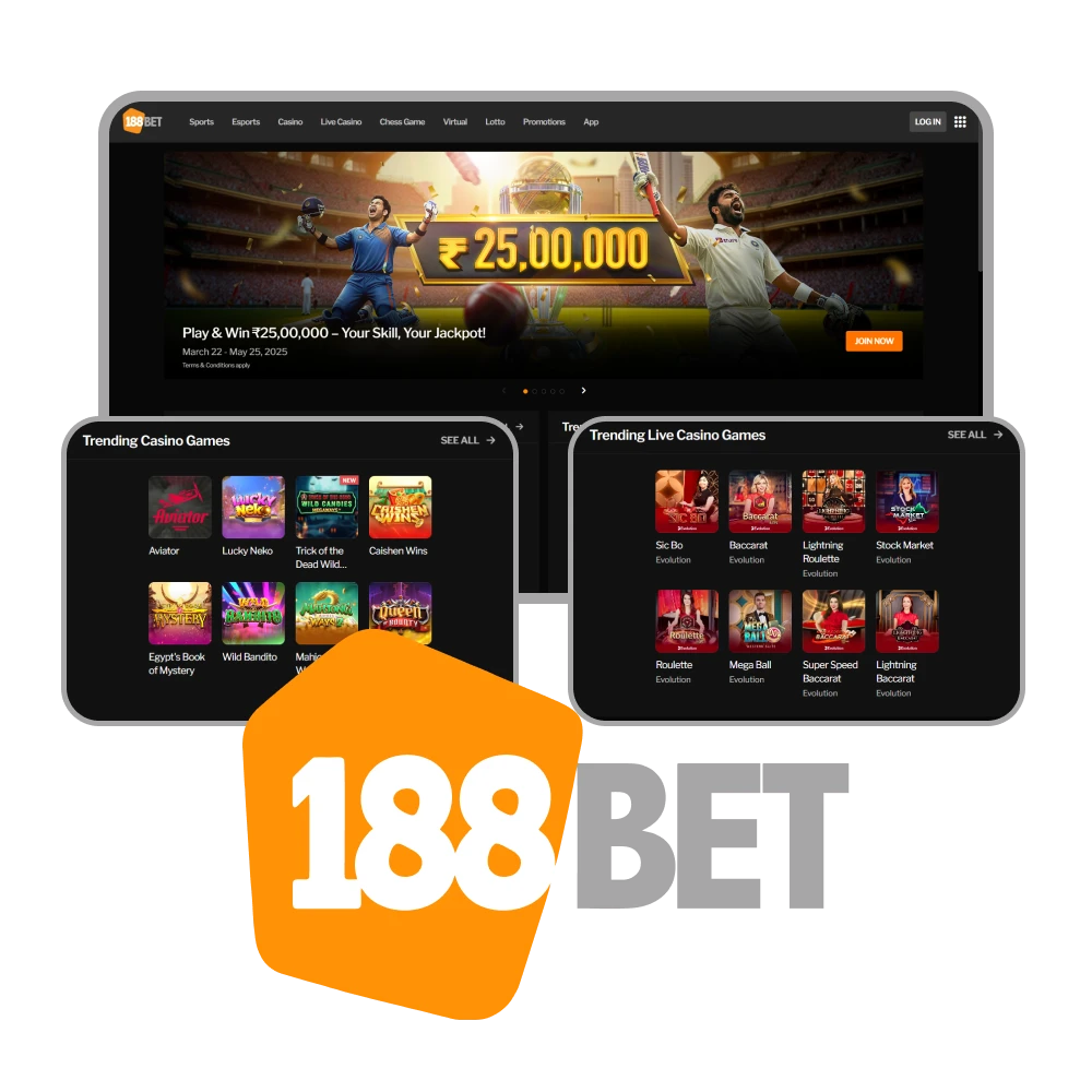 Dịch vụ ứng dụng 188Bet trên di động